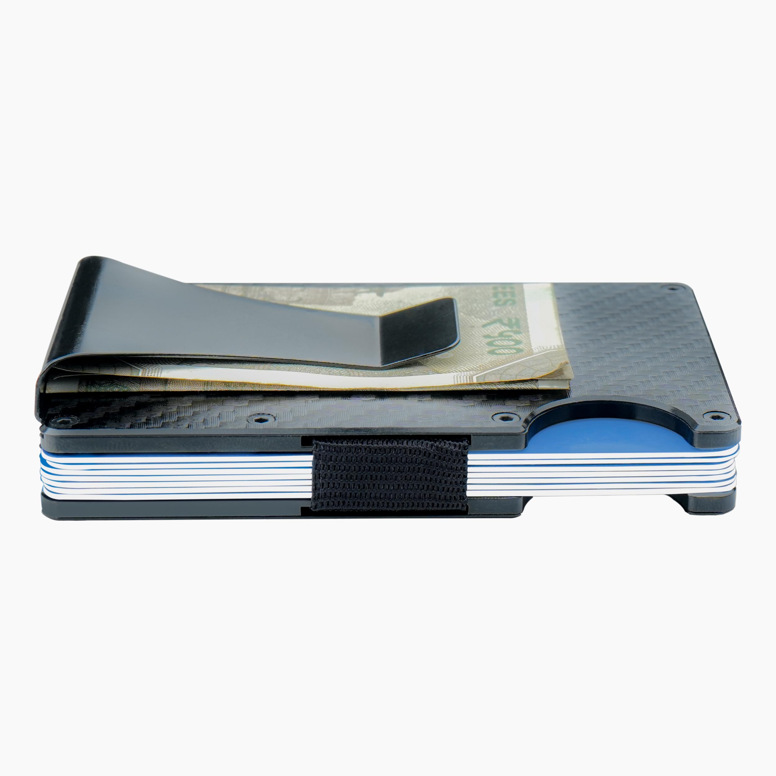The Wallet Store Clip & Carry Metal Card Holder (Black)