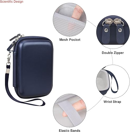 Miniatura 10 de Elonbo Funda de transporte rígida para Fujifilm Instax Mini Link 2  Fujifilm Instax Mini Link Smartphone Printer, funda protectora de viaje para