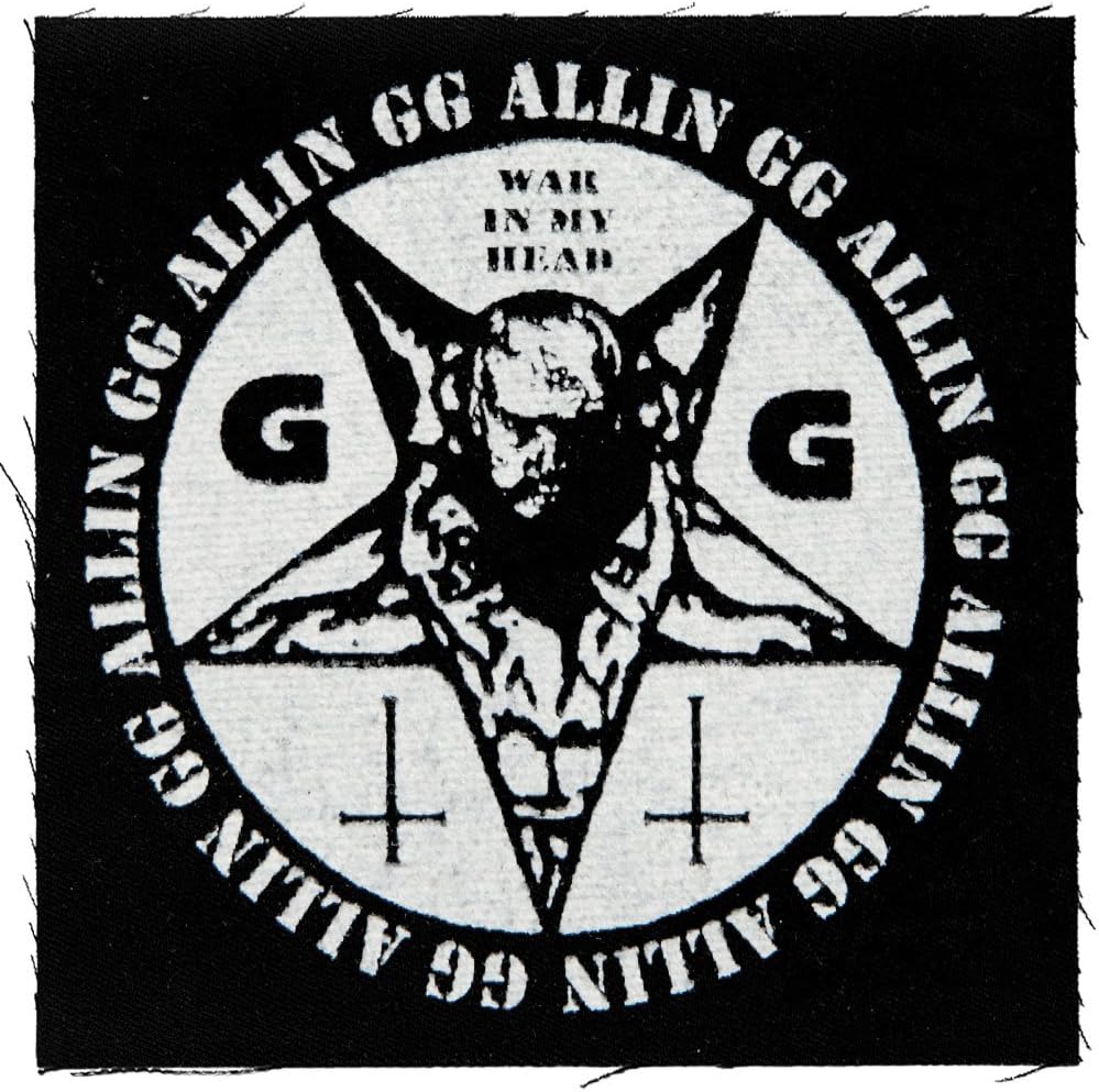 GG Allin Men's Cloth Patch Black