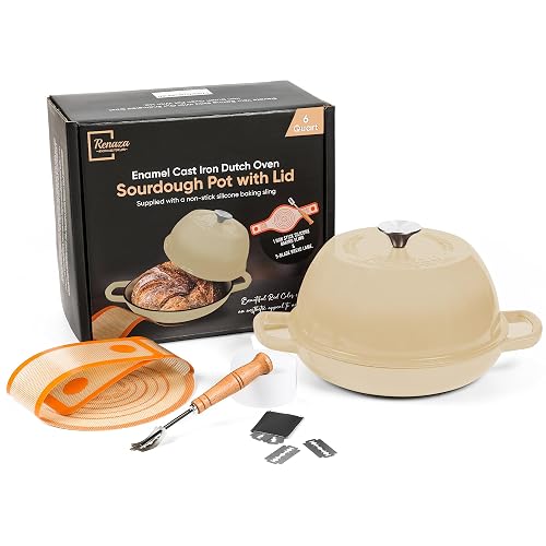 Enameled Cast Iron Dutch Oven Pot with Lid - Dutch