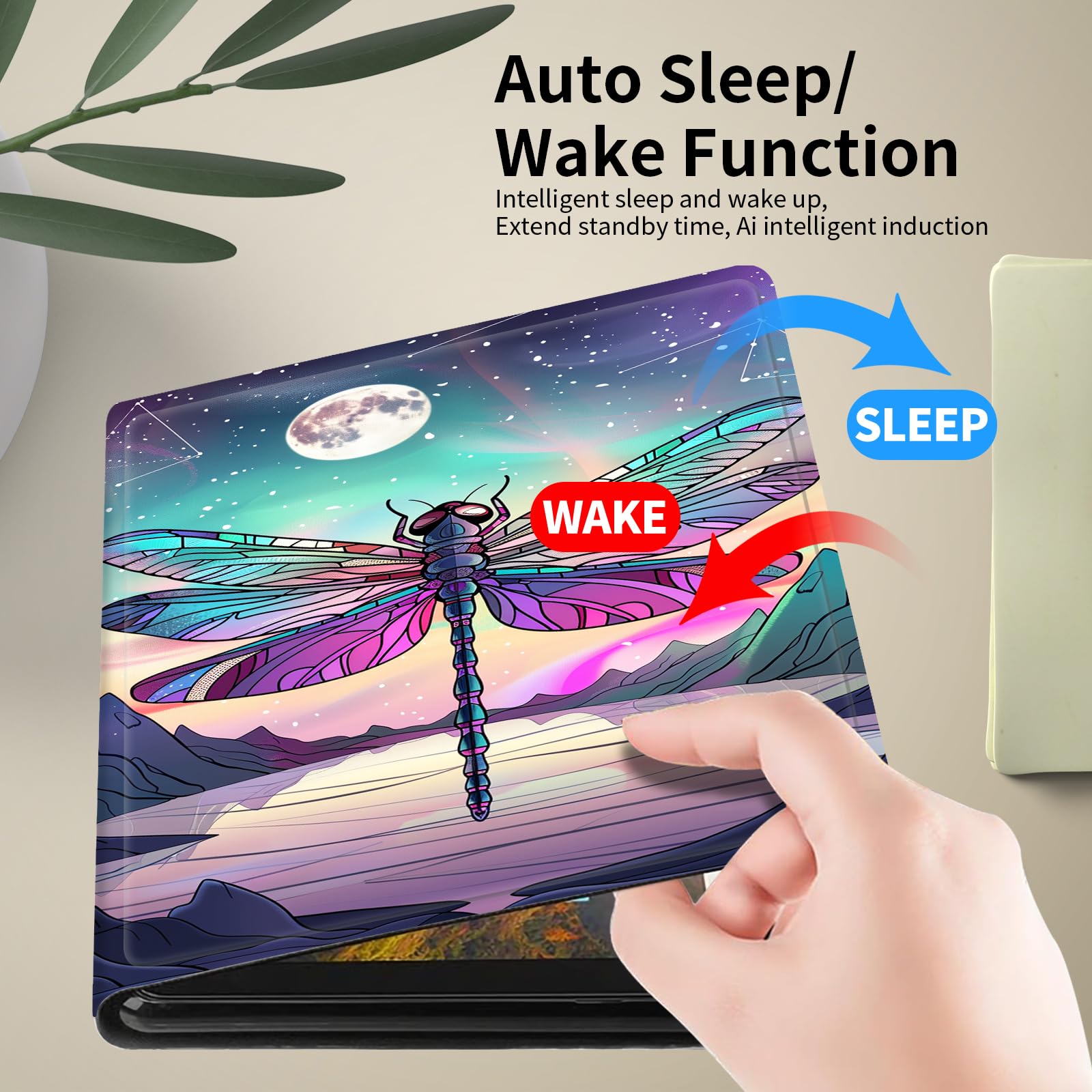 Kindle Fire Max 11 Case With Stand - Elephant Sunflower Quote Design, Auto Sleep/Wake (2023 Model)