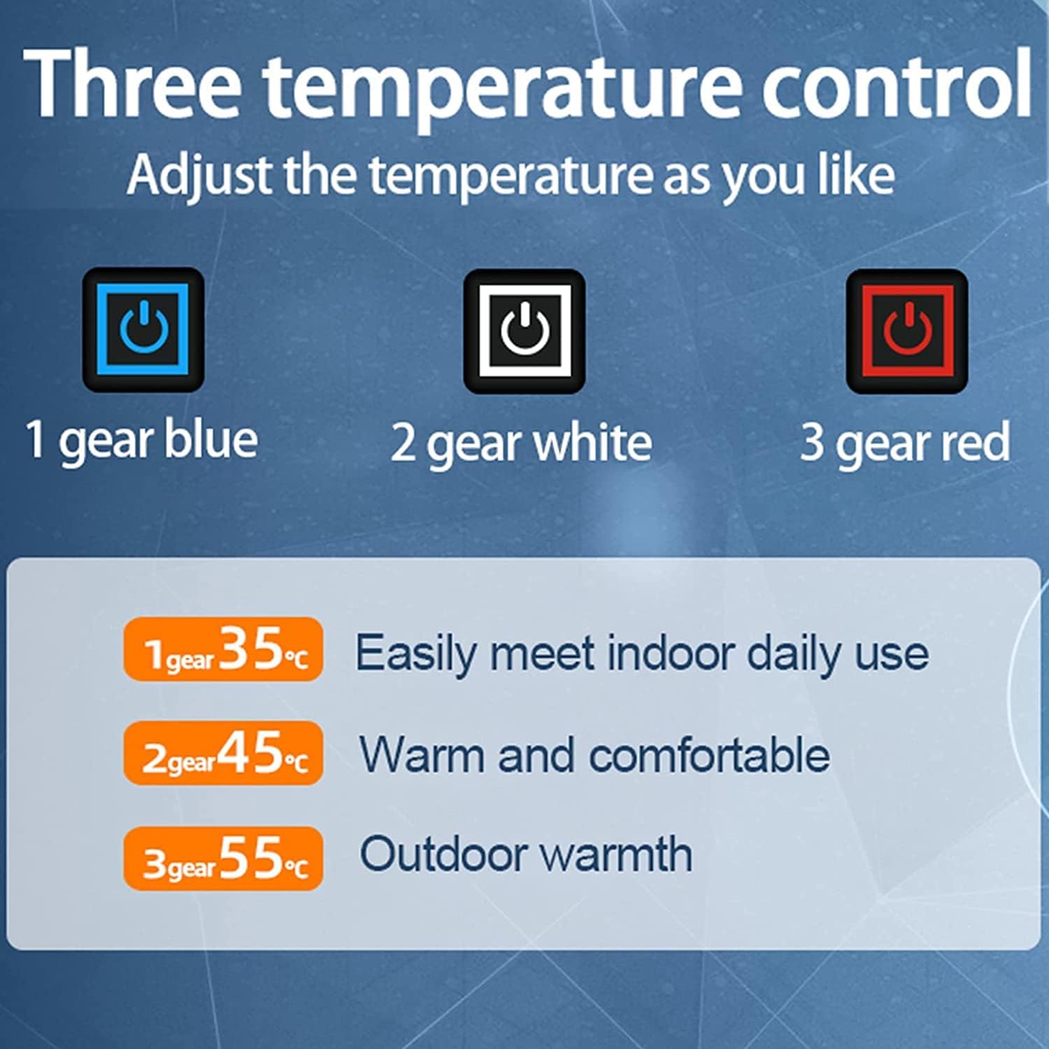Heating Clothing, Slim Fit Windproof Heated Jackets with Hood Outdoor Electric Heat Coat