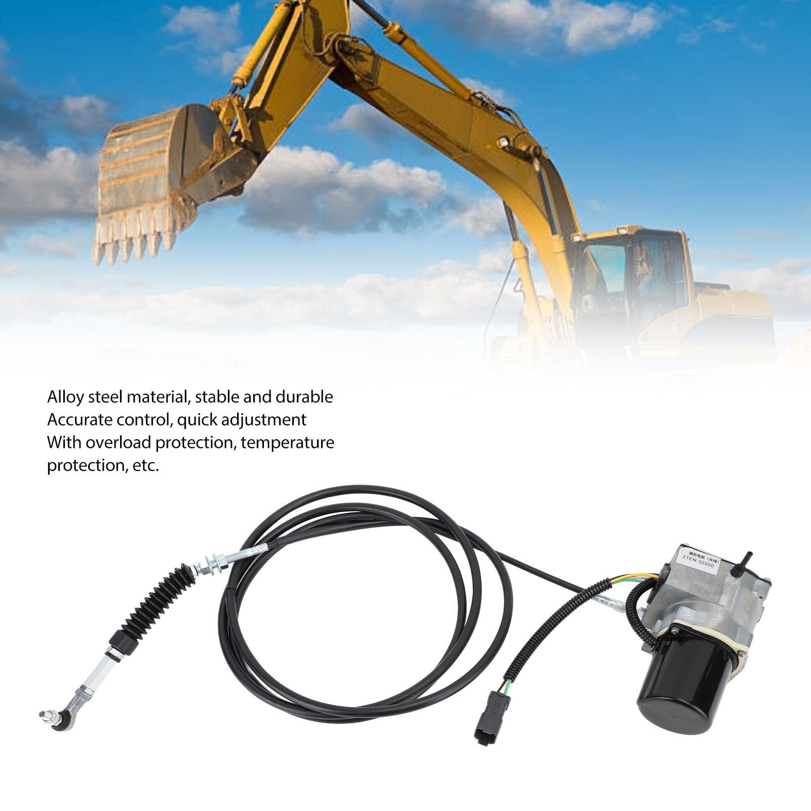Generic 21EN-32200 Silnik Przepustnicy Koparki Łatwa Instalacja Niezawodna wydajność dla R130-5 R215-7 R220-5 7R335-7 R190 Stal Stopowa 1 Jednostka