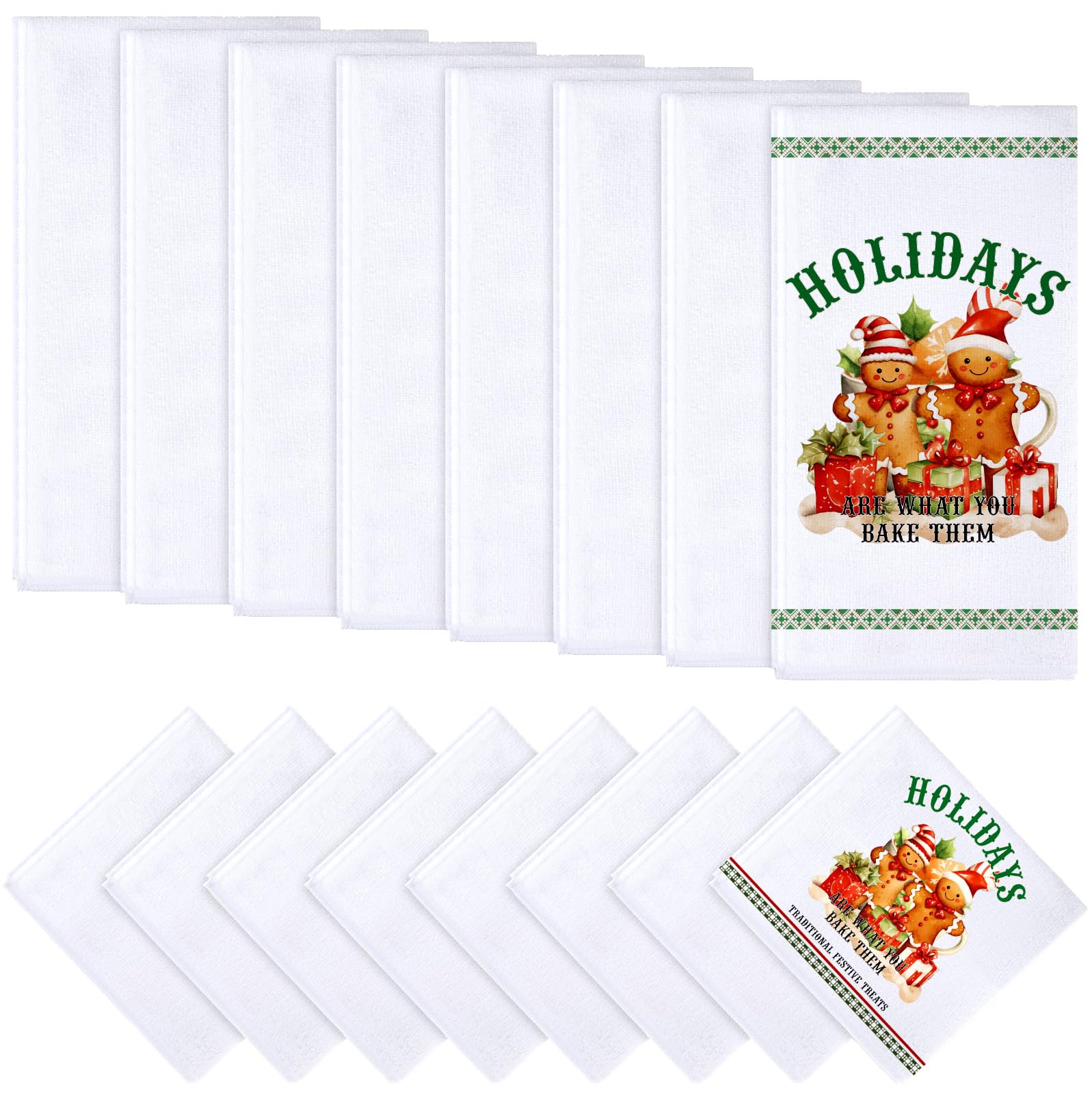 Torchons de cuisine anti-traces en microfibre blanche lot de 48 pour éliminer la graisse sans rayure