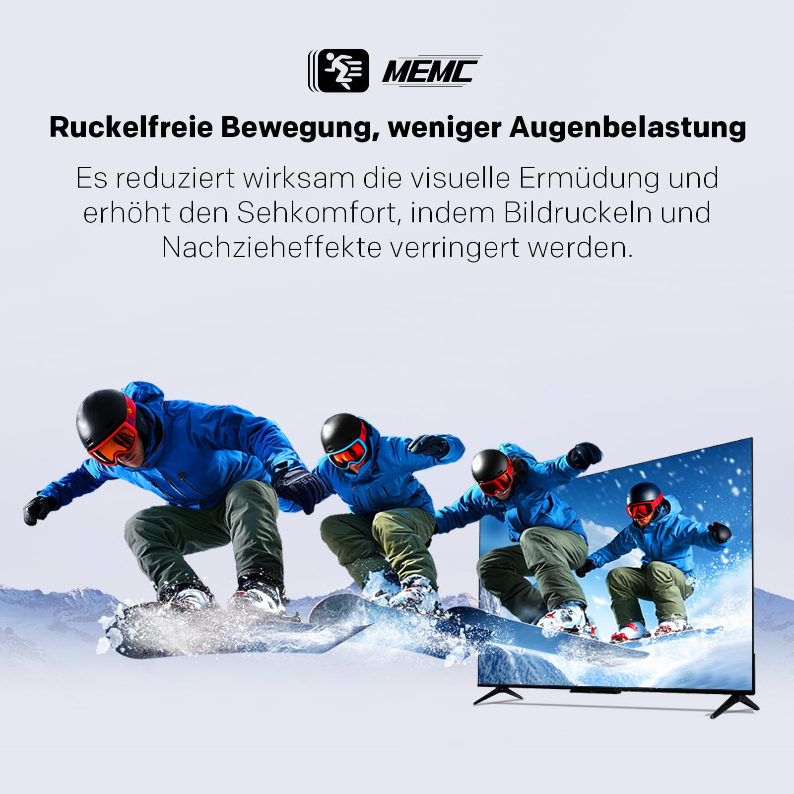 coocaa 60 Zoll Fernseher QD-Mini LED TV, 4K Smart TV mit Google TV, HDR10+, Dolby Vision&Atmos, Local Dimming, MEMC Bewegungsglättung, S AI Prozessor, Triple Tuner DVB-T2/C/S2, 60CGNH70Z (2026)