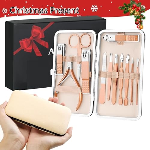 Miniatura 4 de Set de manicura y pedicura Aceoce, set de cortauñas, set de manicura para mujer, herramientas profesionales para cortar las uñas, para pedicura, de