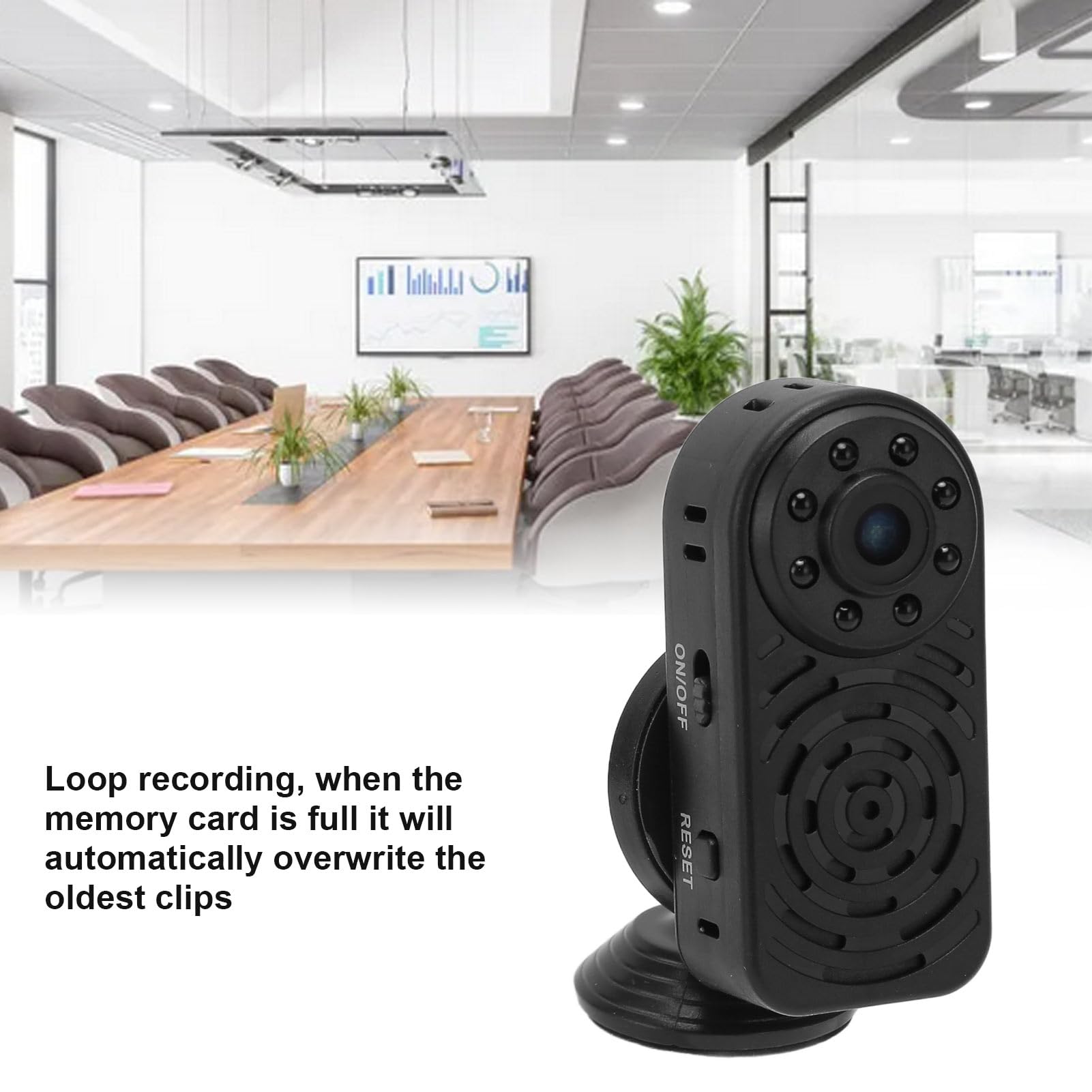 Kamery Bezpieczeństwa Bezprzewodowa Kamera Zewnętrzna, Kamera Bezpieczeństwa HD Nadzór Wi Fi Wewnętrzna Kamera Domowa, Wykrywanie Ruchu, Konfiguracja W Ciągu Kilku Minut, Kompaktowa Przenośna