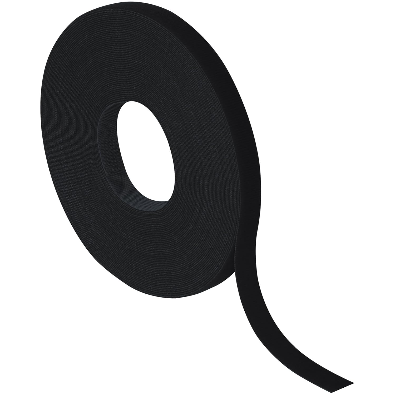 VELCRO Brand Self-Grip Straps (189755) 1/2' x 75', Black (1 Per Case) for Bundling & Unitizing