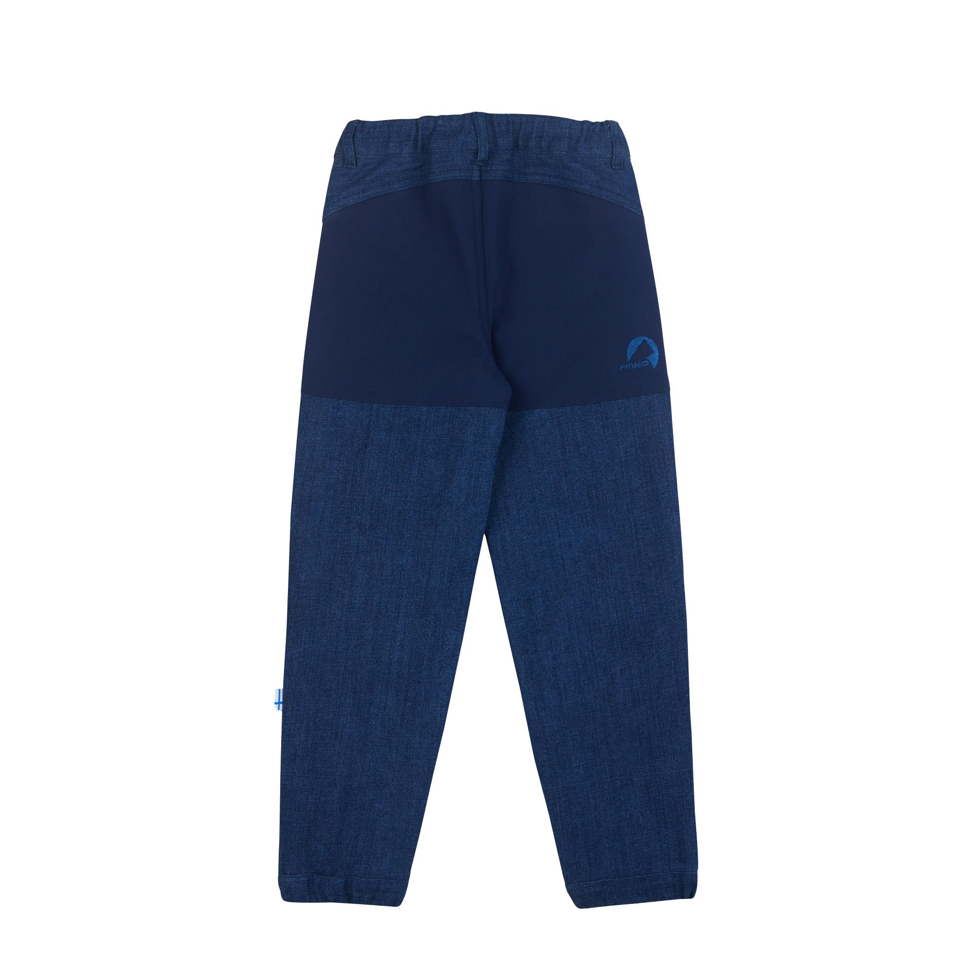 Finkid Kelmi Thermo Denim Winterjeans mit Fleece Innenseite, elastischem Bund und Po- und Knieverstärkung für Jungen und Mädchen