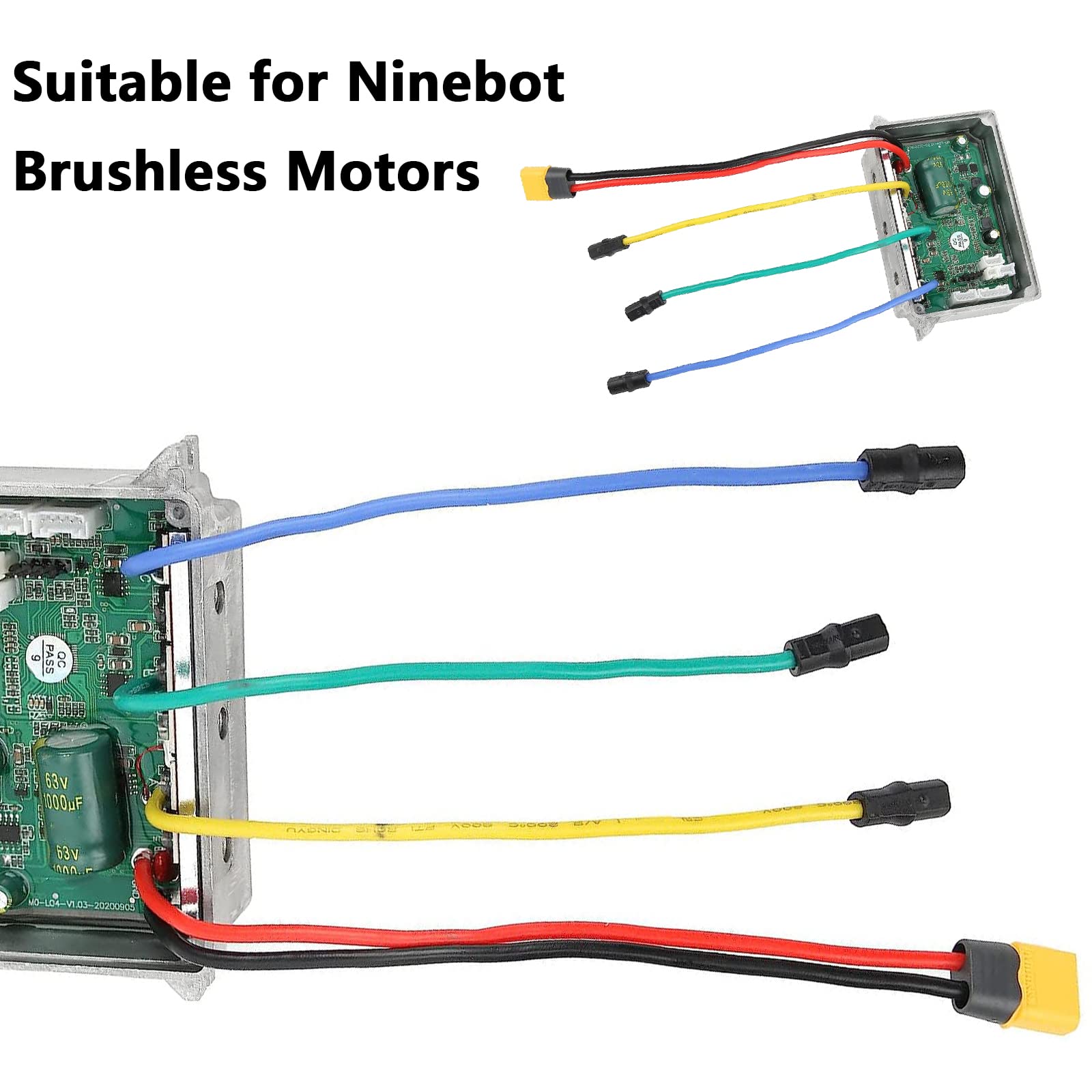 Motore brushless per scooter elettrico, kit di montaggio per la sostituzione delle parti accessorie della scheda controller dello scooter per velocità costante Ninebot Controllo sensibile dei cambi