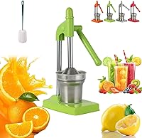 Vista 9 de Prensa de jugo de hierro fundido, exprimidor de prensa manual, exprimidor manual de hierro fundido para hacer jugo fresco de limón y naranja, fácil