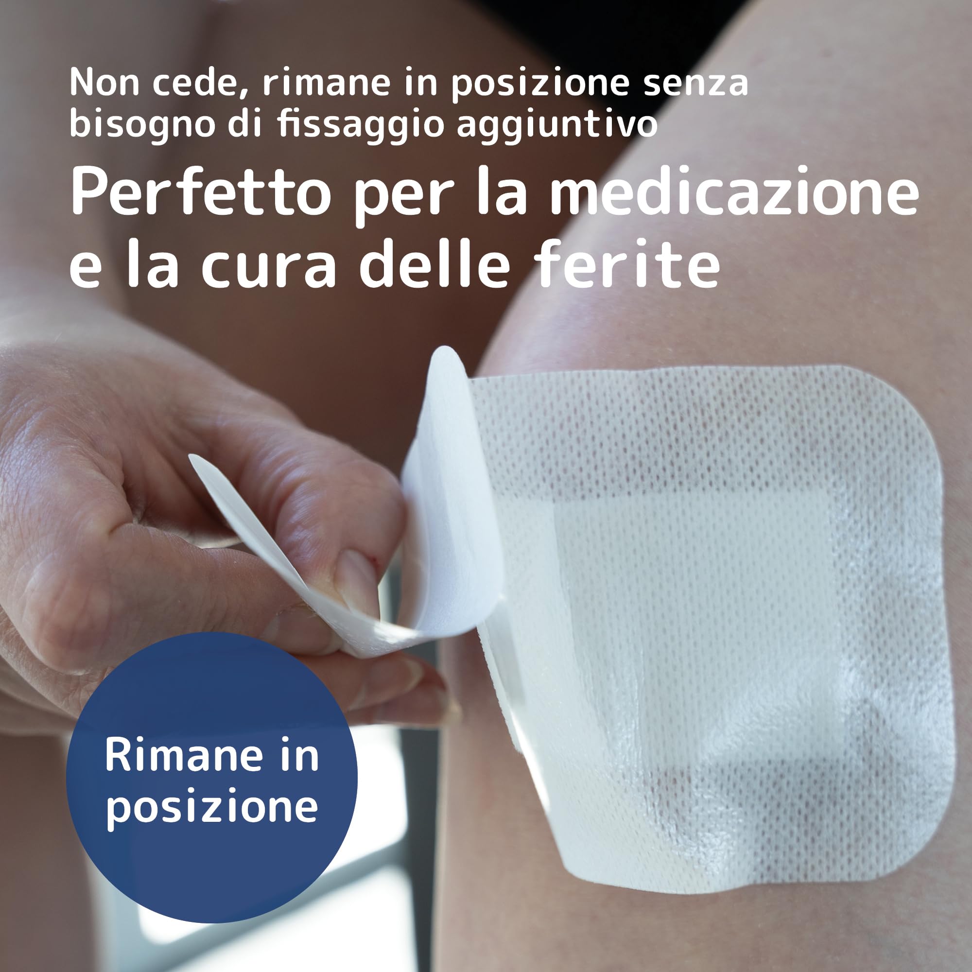 ABENA Medicazione sterile per ferite, 8x10 cm | Confezione da 70 pezzi | Adatte per tagli e ferite |Impermeabile | Prova di liquido | Assorbente | Bianca | Adatto per pelli sensibili