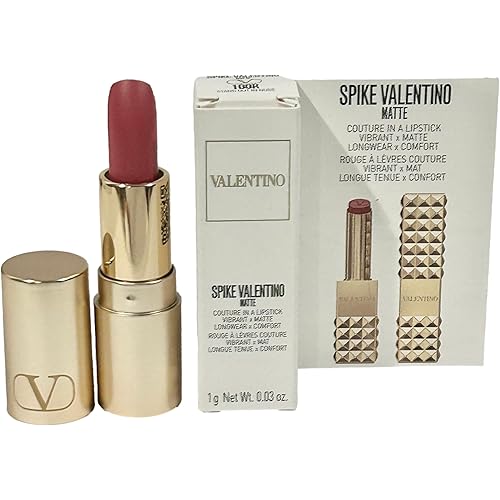 Valentino Spike Matte (MINI/TRAVEL SIZE/SMALL) 100R STAND OUT IN NUDE Lip Color 0.03 oz / 1g (3630)