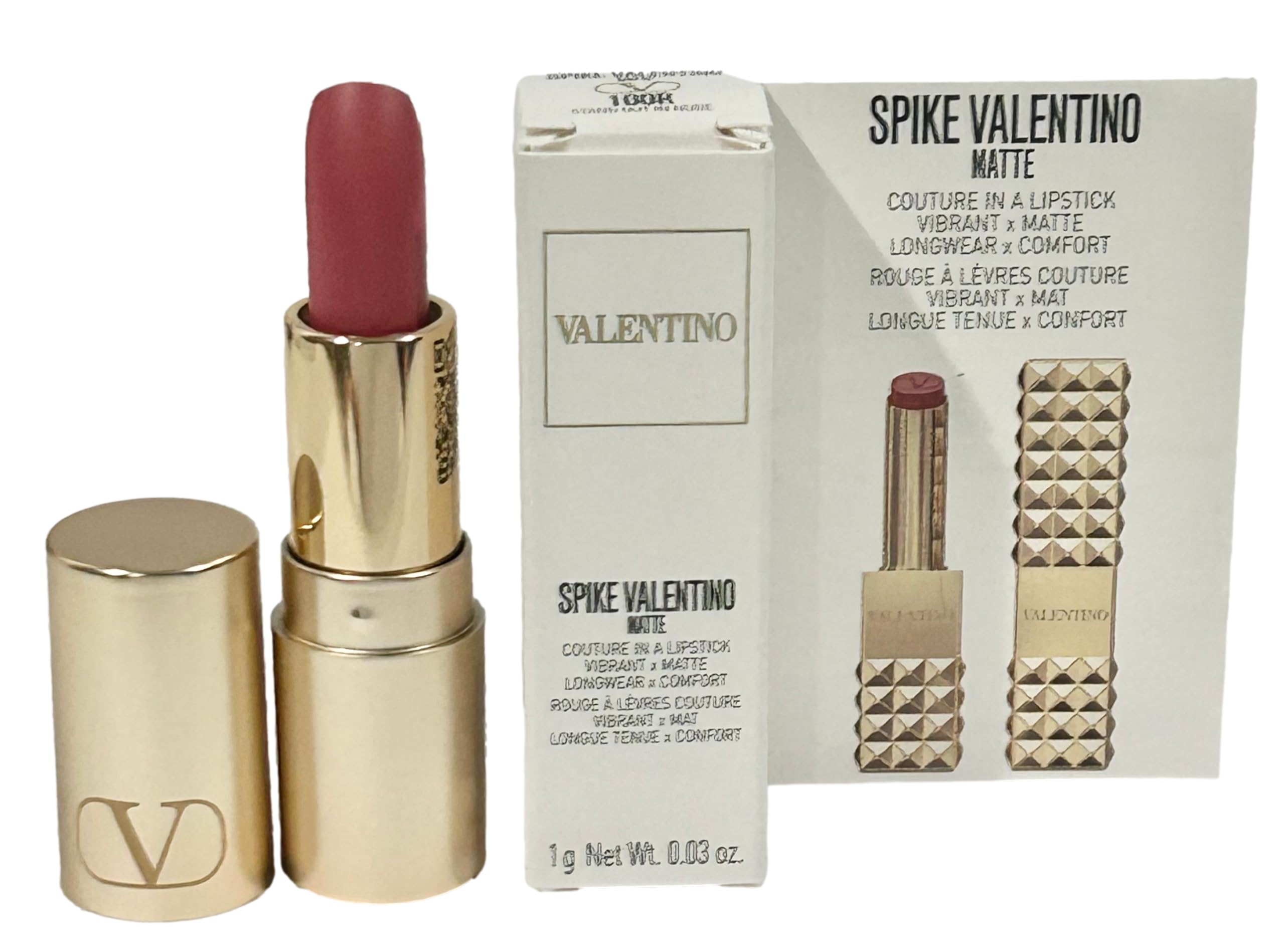 Amazon | Valentino Spike Matte (ミニ/トラベルサイズ/スモール) 100R