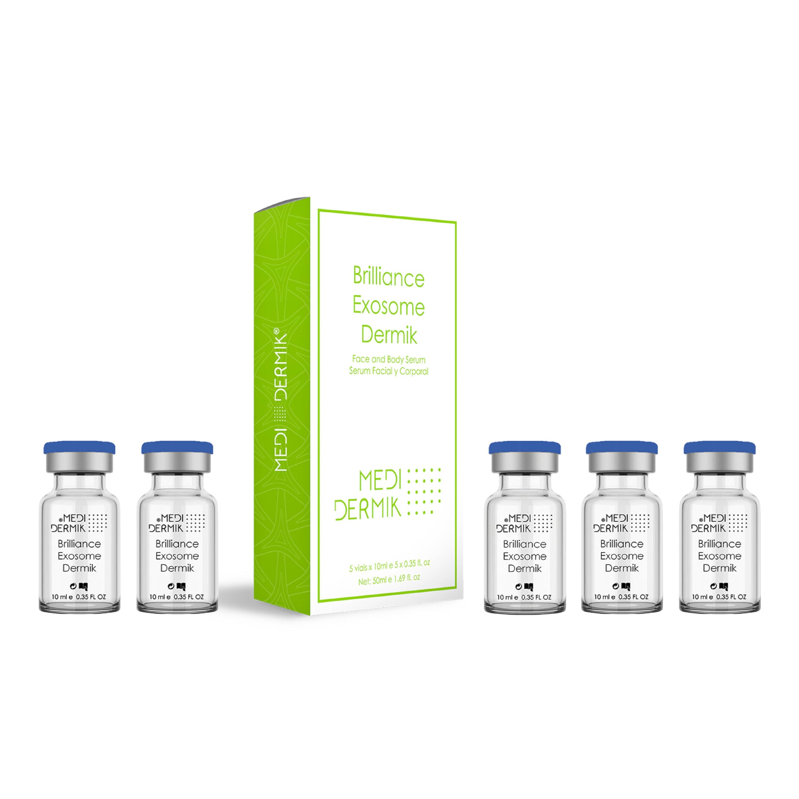 Amazon.com: Medi Dermik Brilliance Exosome Face and Body Serum, 5