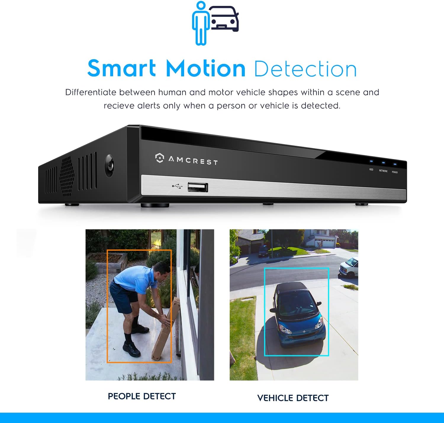 Amcrest 5MP UltraHD 8 Channel DVR Security Camera System Recorder, 5MP Security DVR for Analog Security Cameras, Remote Smartphone Access, HDD  Cameras NOT Included (AMDV5M8)
