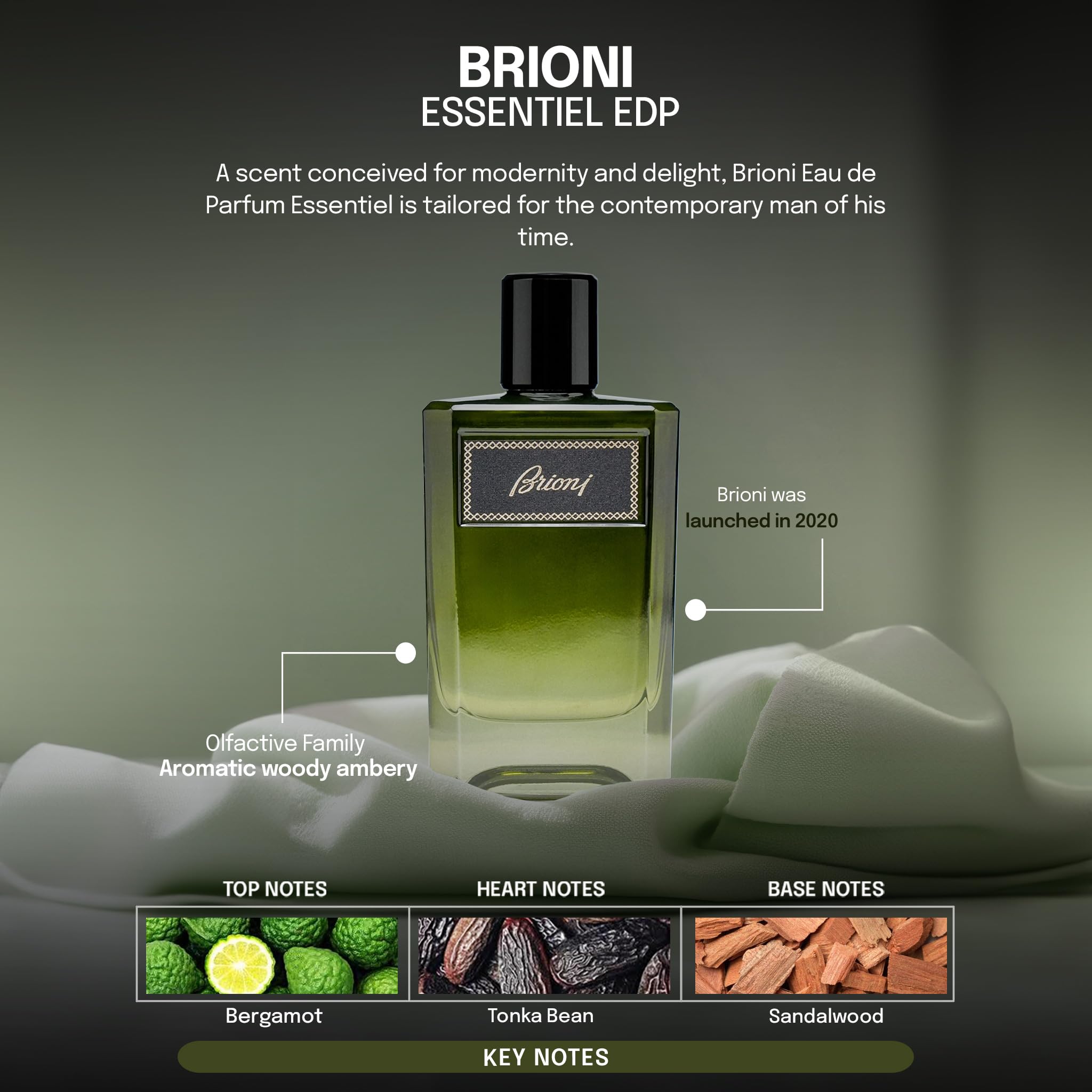 Brioni Essential Eau de Parfum for Men 100 ml : Amazon.com.be: Beauty