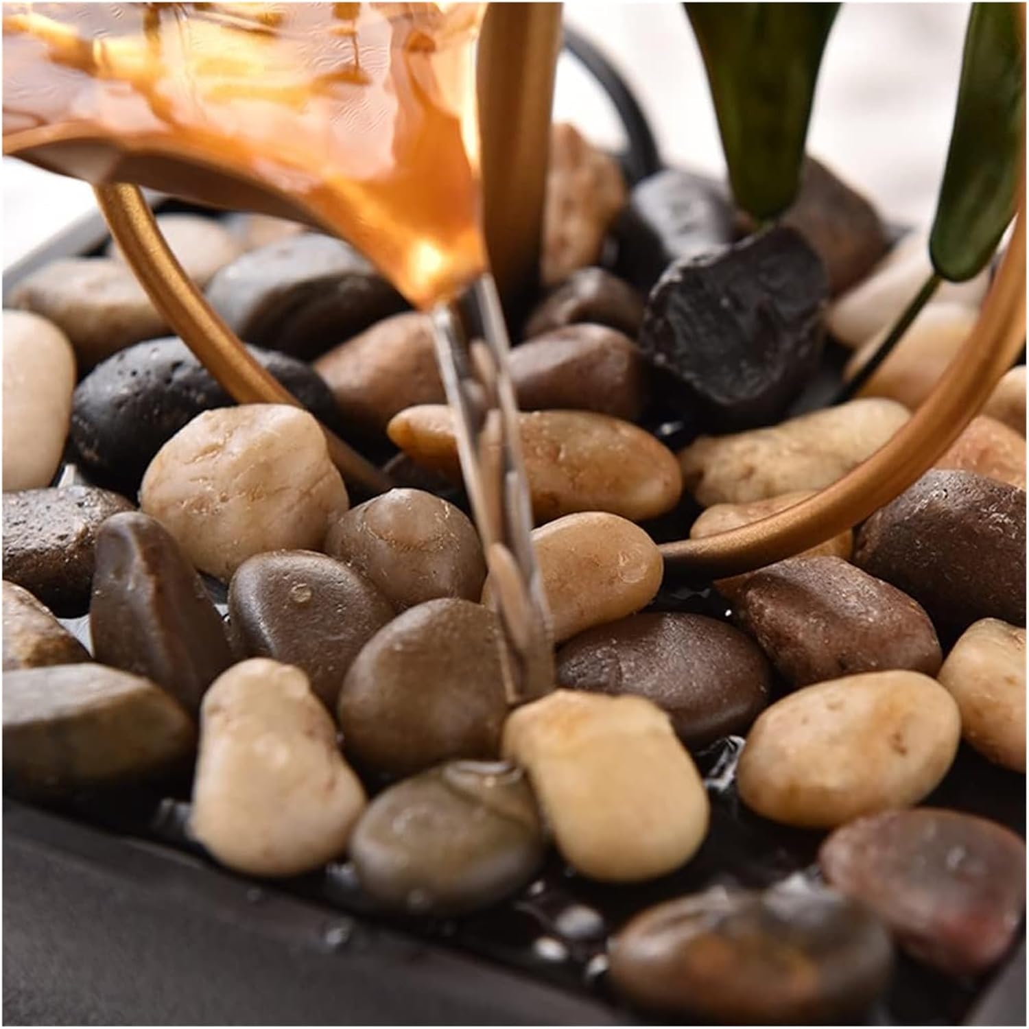 Fountain Tabletop Tabletop Fountain, Indoor Relaxation Fountains Waterfall, Compact & Lightweight Tabletop Decoration