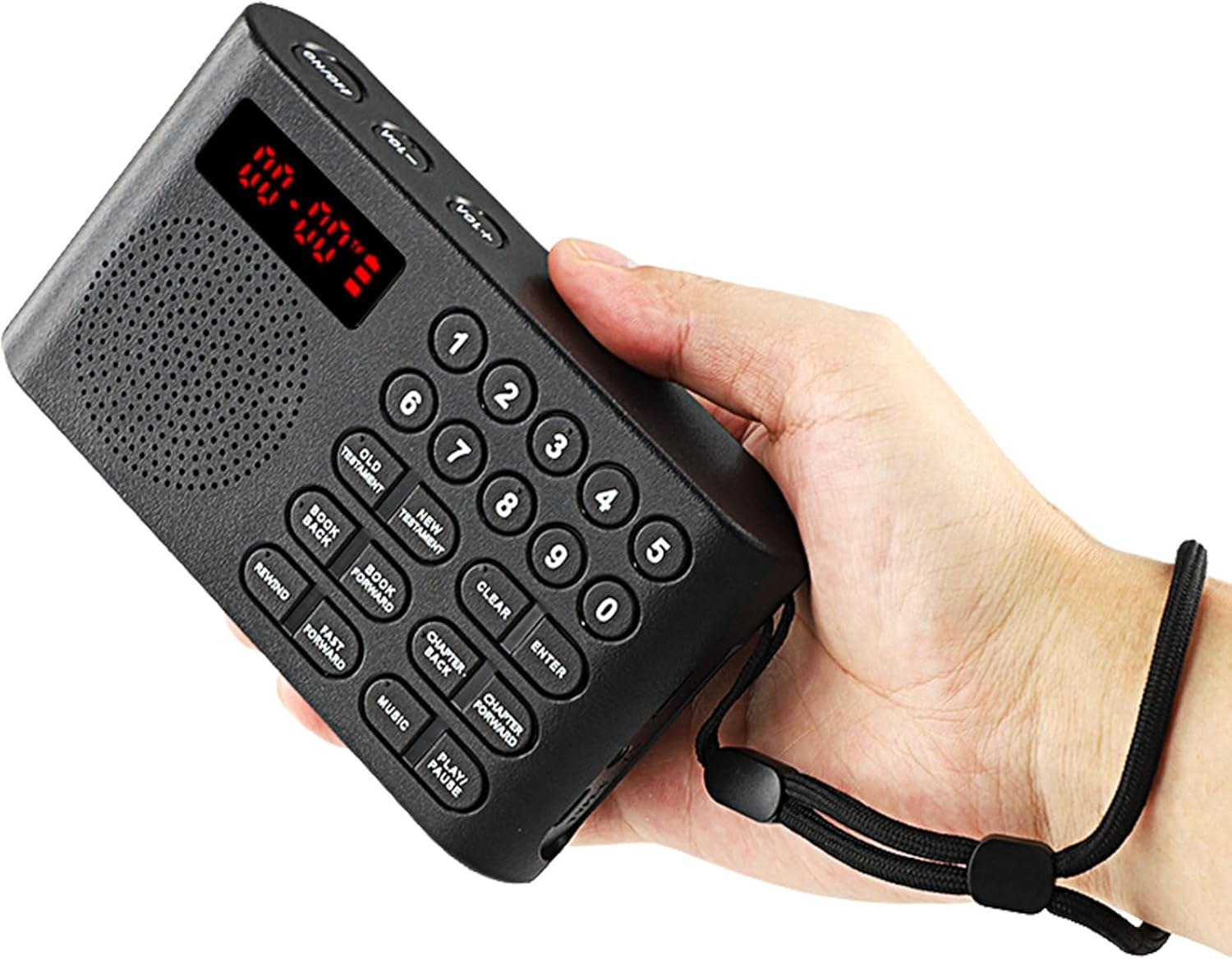 KJV Audio Bible Player, King James Version Talking Electronic Bible, Portable Bible Player Device New & Old Testament, Gifts for Seniors, Blinders, Children