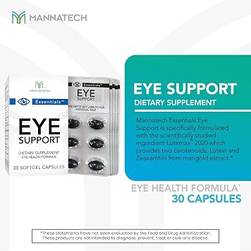 Mannatech - Eye Support Supplement - 30 Softgels