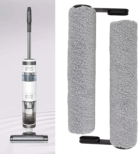 Miniatura 4 de TREETDOBV Rodillos de cepillo de repuesto para iFloor 3.0, accesorios de piezas de repuesto, 2 rodillos de cepillo de repuesto, 2 rodillos de cepillo