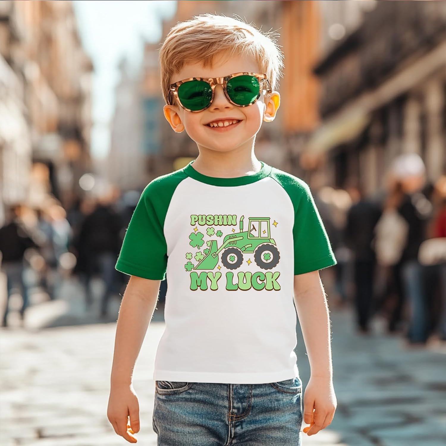 Toddler Boy Girl St Patrick's Day Shirts Kids Lucky Tshirts Cotton Short Sleeve Tees 2-10 Years - Image 3