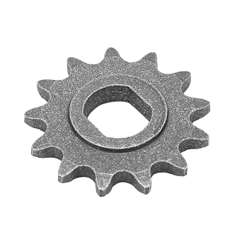 25H 13T Motor Sprocket, 25H Chain 13T Teeth Metal Chain Replacement for MY1020 Motor