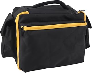 Akozon Durable Air Compressor Bag Case for DCC020IB 20V Tire Inflator Cordless Tool Storage Holder with Pockets for Battery Pack and Charging Kit