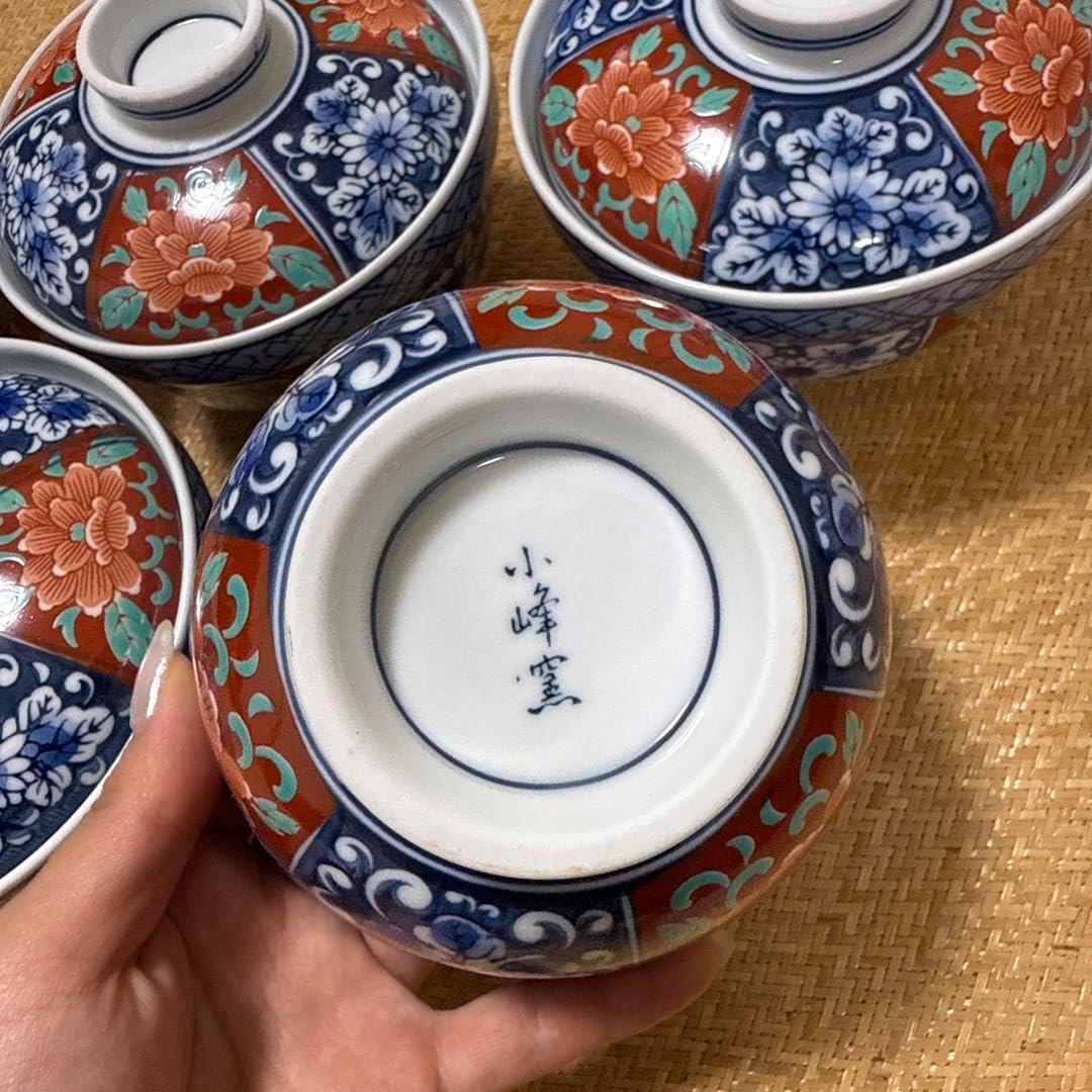 深川製磁 月見うさぎ 兎 丼 どんぶり 大鉢 2客 深川製磁