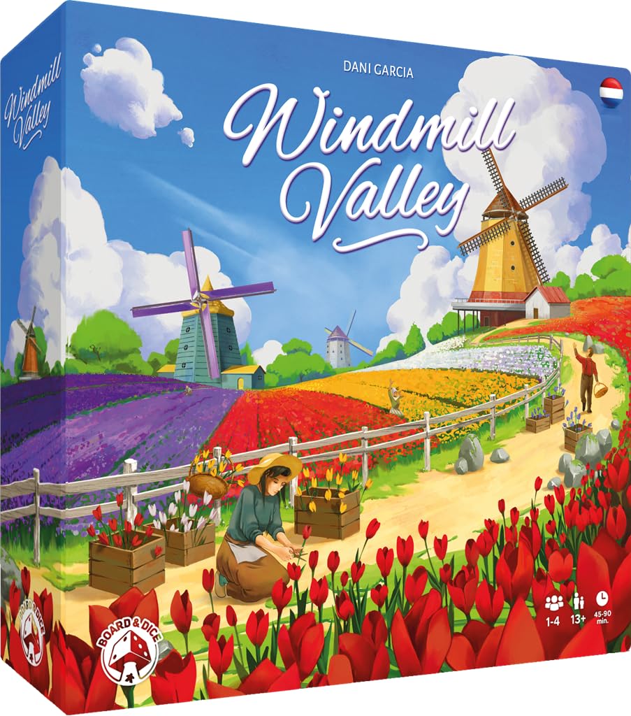 Board & Dice | Windmill Valley | Gioco da tavolo | Da 13+ | 1-4 giocatori| Durata 45-90