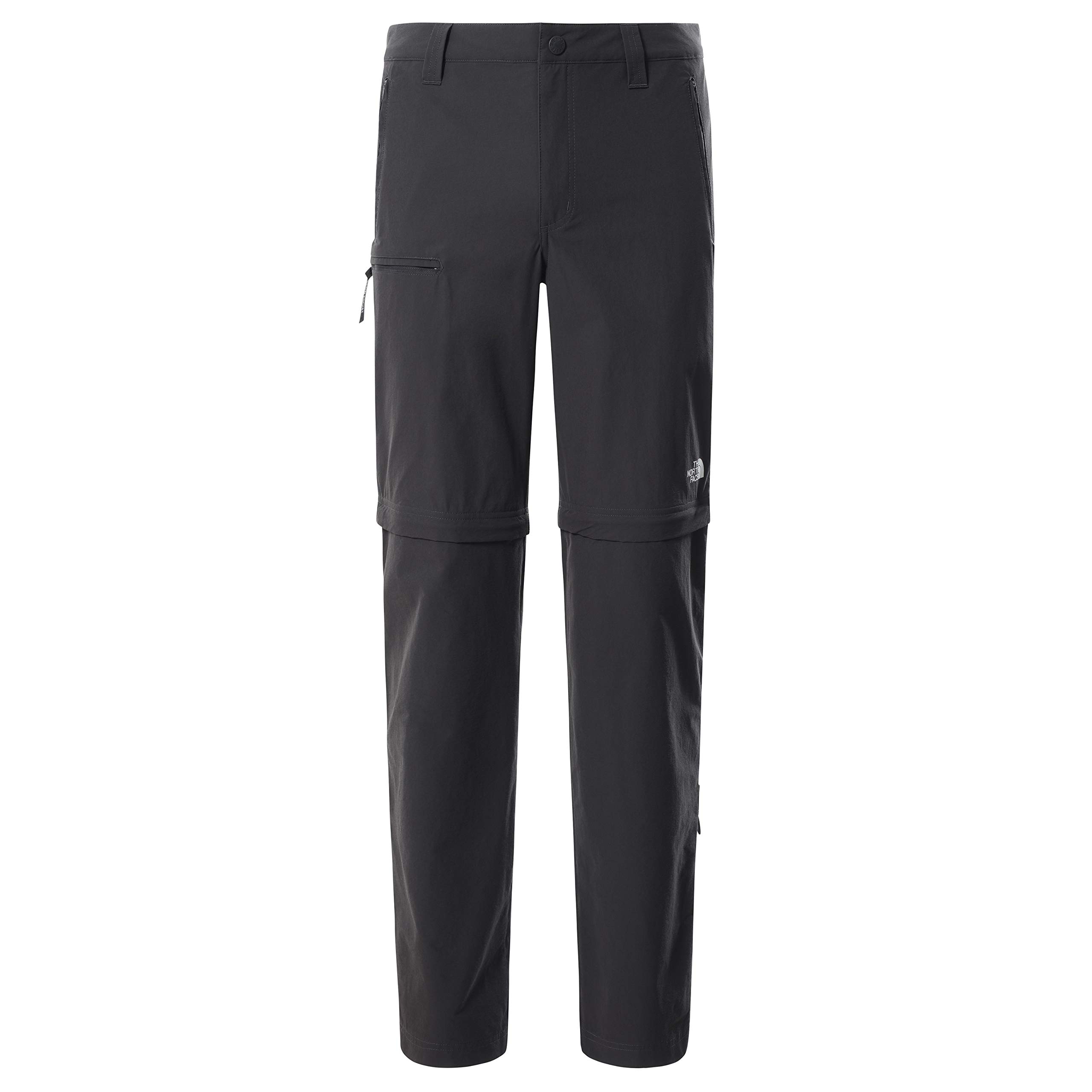 The North Face - Men's Convertible Trousers - Men's Convertible Trousers to Shorts - Waterproof Work or Hiking Trousers - Asphalt Grey, UK 32