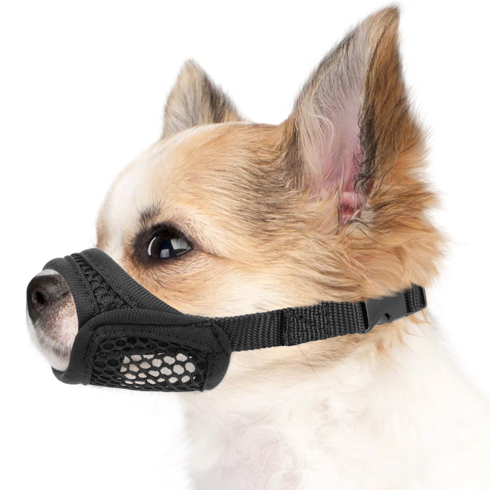 Mayerzon Mesh Medium Large Dog Muzzle for Grooming Anting Chewing
