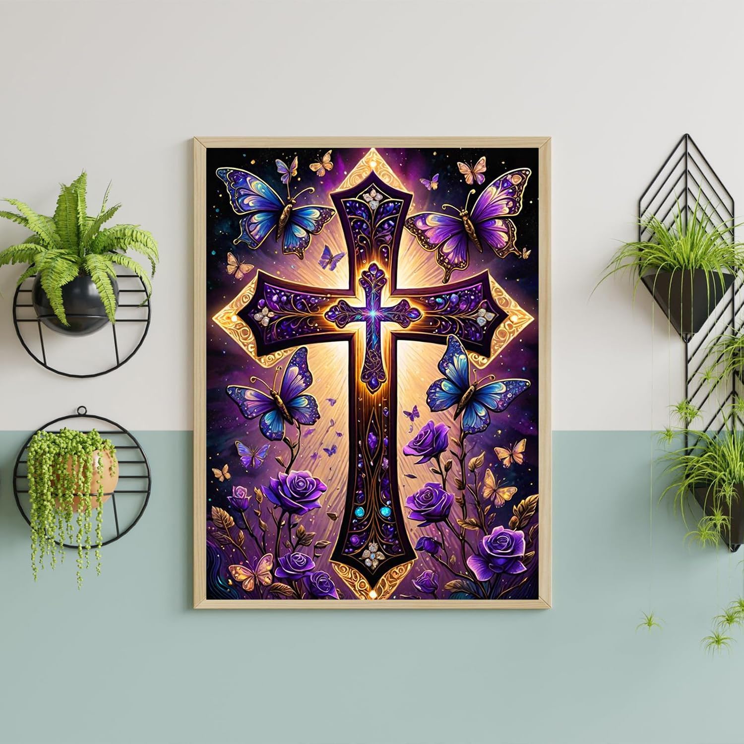 Diamond Art Kits for Adults, Cross Diamond Art Painting Kits for Adults image 3