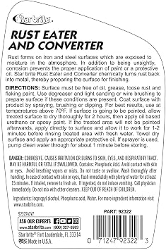 Star brite Rust Eater & Converter - Chemically Converts Rust Into Steel