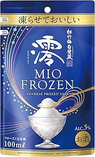 【新食感のフローズン日本酒/凍らせて美味しい】 松竹梅 澪 宝酒造 松竹梅白壁蔵 澪 FROZEN [ 日本酒 5度 甘口 日本 京都府 100mlパウチ×12個]