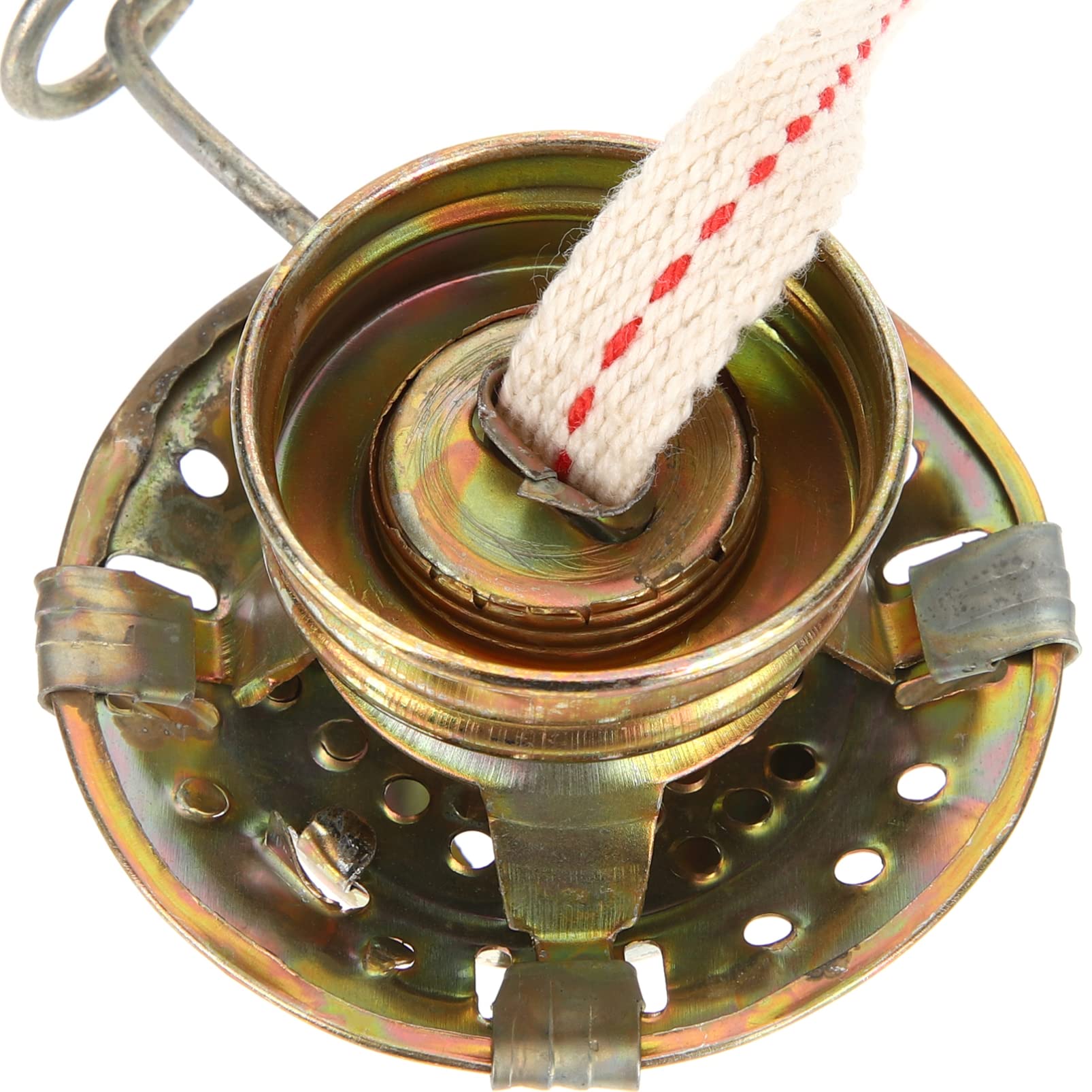 Happyyami Miniature Oil Lamp Parts Set of 2 Replacement Wicks and Burners for Oil Lamps