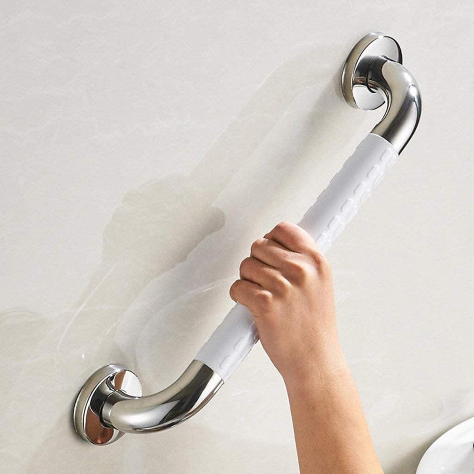 Pasamanos de baño Seguridad Antiestático Anti-Asidero Barra Seguridad Montado en la Pared Ancianos y niños Pasamanos de baño Manija de baño (Tamaño: 58 cm) ()