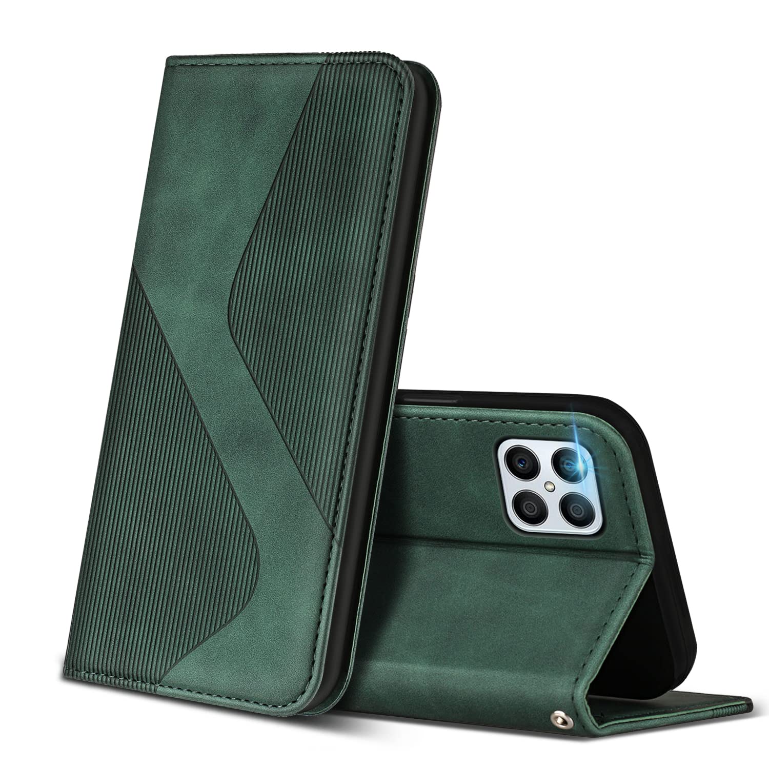 KKEIKO Cover per Honor X8A, Antiurto Custodia in PU Pelle