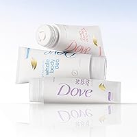 Vista 4 de Dove Desodorante para todo el cuerpo sin aluminio, crema de equilibrio de pH desodorante sin perfume para control de olores de 72 horas, 2.5 onzas