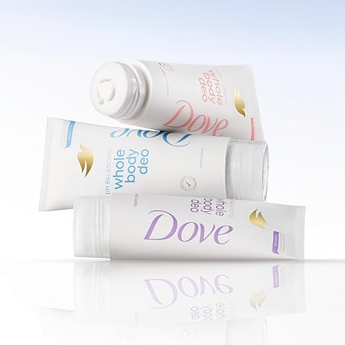 Miniatura 4 de Dove Desodorante en crema invisible sin aluminio para todo el cuerpo, sin perfume, para control de olores, 2.5 onzas