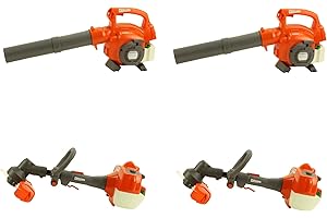 Husqvarna Kids Electric Leaf Blower and Trimmer Playset - 4 V Battery Powered