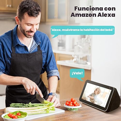 Miniatura 9 de litokam 360 - Cámara de seguridad para interiores, cámara de seguridad para el hogar con detección de movimiento, cámara para mascotas con