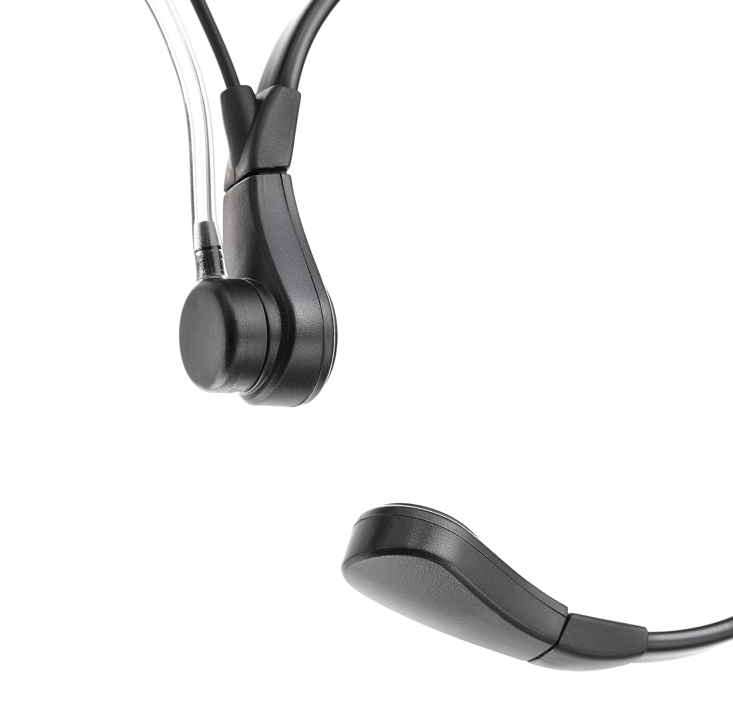 Throat SWAT Tactical Covert Acoustic Tube Earpiece for ICOM 2 Pin Radio, Black - Image 4