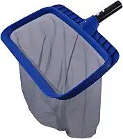 POOLAZA Rede de escumadeira de piscina, ancinho de folha de piscina com estrutura forte, redes de piscina com saco profundo reforçado para limpeza mais rápida, colheres de folhas fáceis e rede de