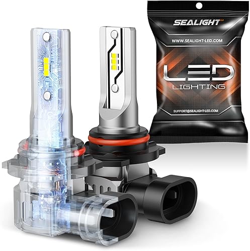 Vista 25 de SEALIGHT Bombillas LED antiniebla H11 H16 H8 o DRL, 14000 lúmenes, 6500 K, blanco frío, 600% de brillo, chips LED CSP H8 H11, luces antiniebla