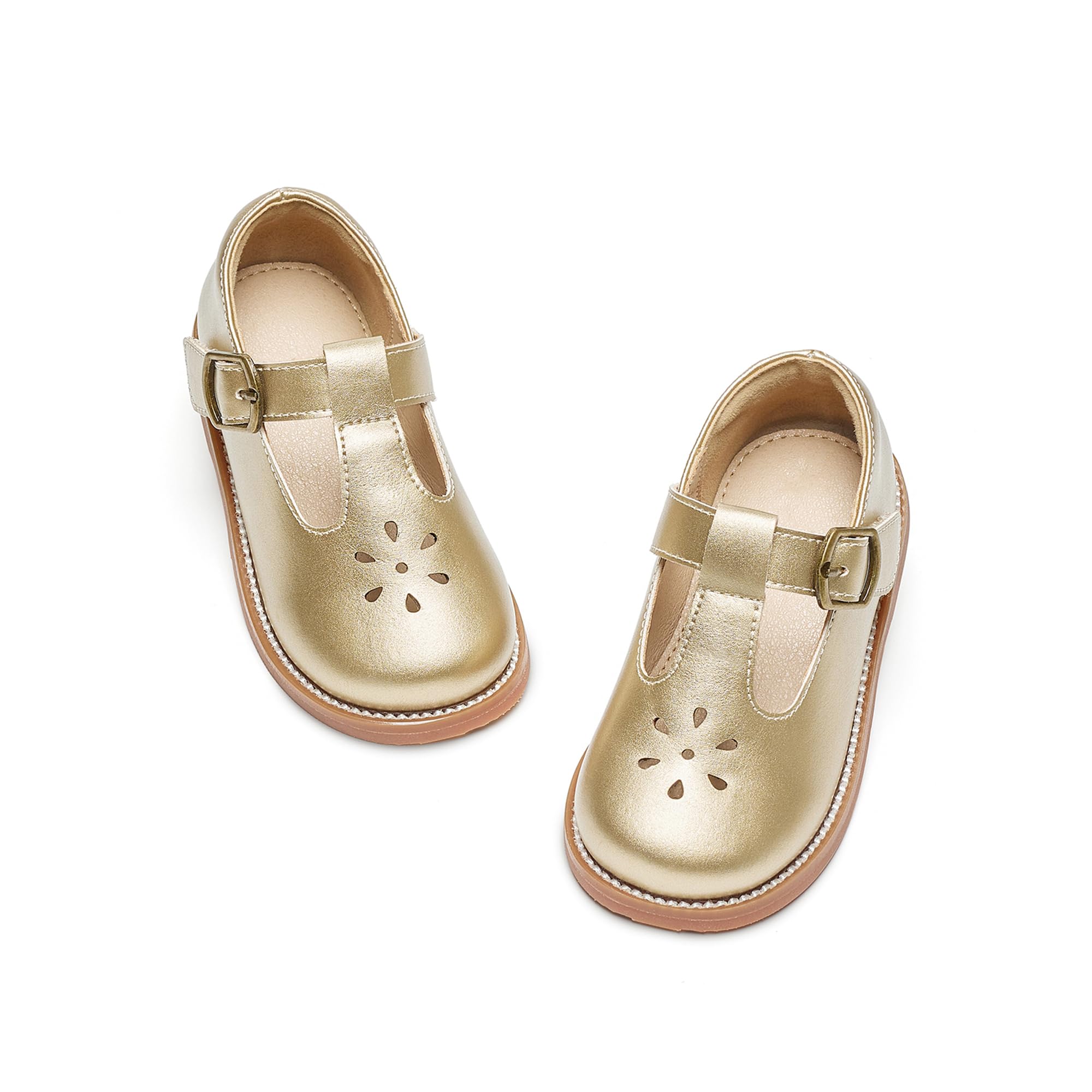 Flaryzone Toddler Girls Mary Jane School Uniform Oxfords Dress Shoes Flats