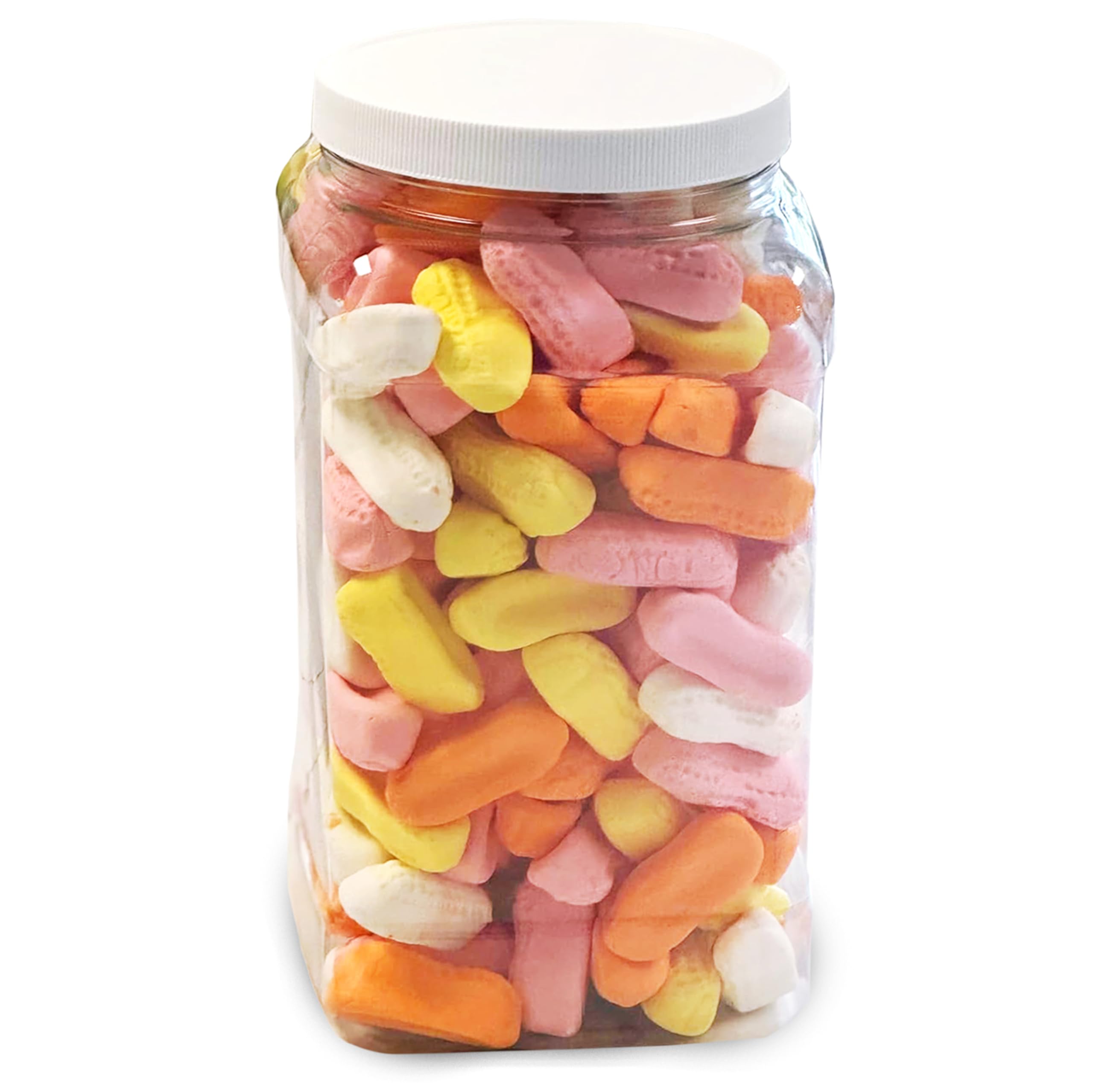 Sponsored Ad - Sarah's Candy Factory 2.5 Lbs Assorted Circus Peanuts Marshmallow | Spangler Retro Candy in Jar, 40 Oz