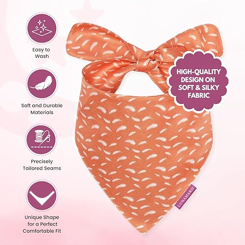 Miniatura 4 de LunaMarie - Bandana de lujo para perros pequeños medianos y grandes  Diseños especiales  Accesorios para perros  Accesorios para gatos  Suave y