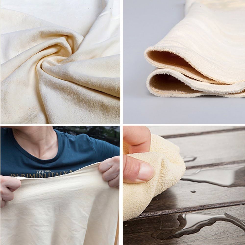 Amazon.co.jp: 洗車タオル 天然セーム革 Trainshow 鹿革クロス