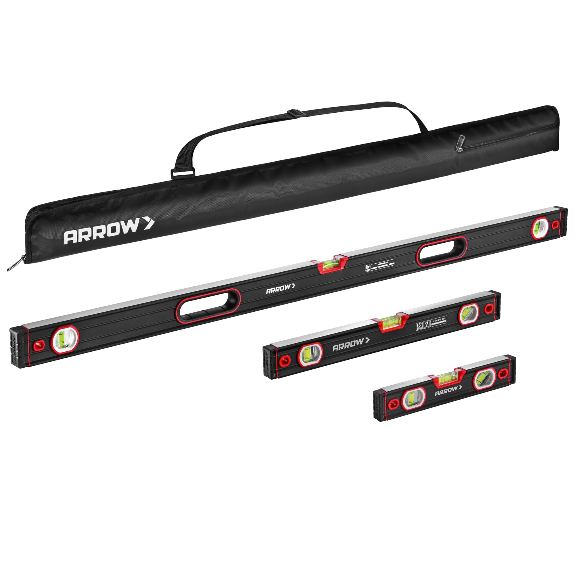 ARROW 3-Piece Spirit Level Set